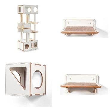 Imagem de Playground Para Gatos Simba Branco