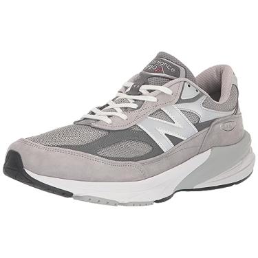 Imagem de New Balance Tênis masculino Made in USA 990v6, Cinza/cinza, 9.5 Wide