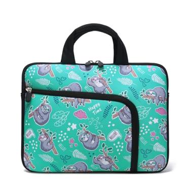 Imagem de HEABPY Capa para laptop de 11,6 12 e 12,5 polegadas Chromebook capa Ultrabook capa para notebook capa para tablet capa de neoprene para homens e mulheres, dois bolsos para Apple MacBook Air Samsung,