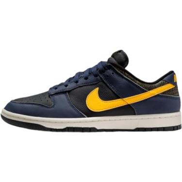 Imagem de Nike Tênis masculino retrô Dunk Low, Preto/Amarelo Tour, 43