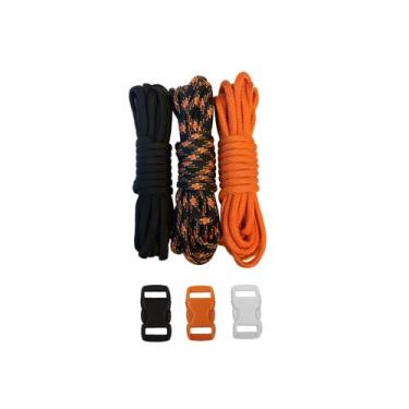 Imagem de Paracord Planet Kits de pulseira de paracord de sobrevivência e emergência (instruções de trança de cobra incluídas) Kits exclusivos que variam de 30 a 200 pés no comprimento total do cordão (Harley)