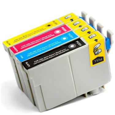 Imagem de Kit Cartucho Compatível Epson RX590 T082120 a 826 CMYK - Toner Vale