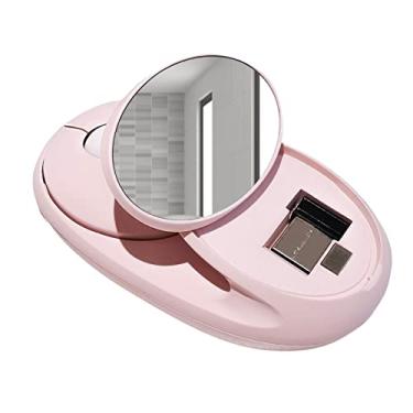 Imagem de Mouse sem fio para laptop, computador, conexão 2.4G+BT3.0+BT5.0, mouse óptico portátil para escritório, ajuste de 3 DPI para sistema Windows, MacOS e Android