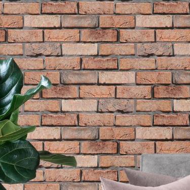 Imagem de Papel de Parede 10 Metros Autocolante Tijolo Tijolinho Para Sala Quart