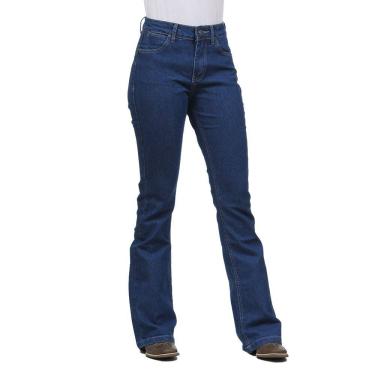 Imagem de Calça Jeans Feminina Azul 21M Flare Wrangler 37322
