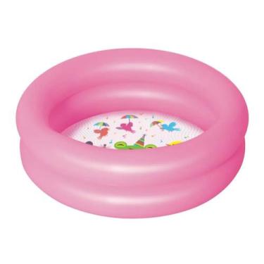 Imagem de Piscina Inflável Kiddie 21 Litros 64x25cm Bel Lazer - Cores, Rosa