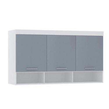 Imagem de Armário Aéreo Maleiro Modulado 145cm 3 Portas Alpes Luciane Móveis