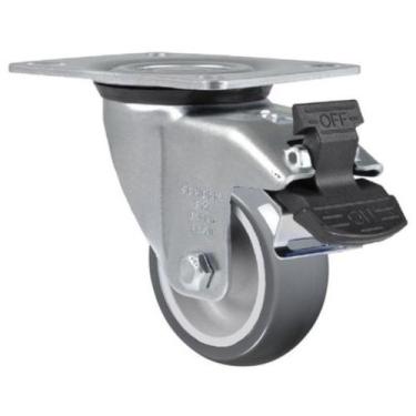 Imagem de Rodizio giratorio freio 5 polegadas 75kg Schioppa GL 512 BP G