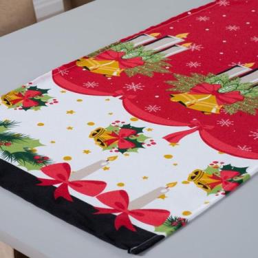 Imagem de Caminho de Mesa Natalino  Traga a Magia do Natal para sua Mesa - Charm