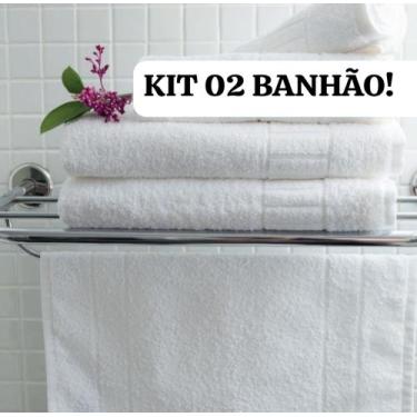 Imagem de Toalha BANHÃO Linha Hotel Kit 02 Unidades Profissional - Camesa