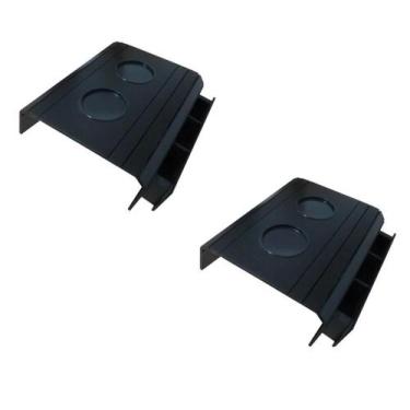 Imagem de Kit 2 Suporte Porta Copos Com Porta Controle Braço Sofá Casa - Cia Las