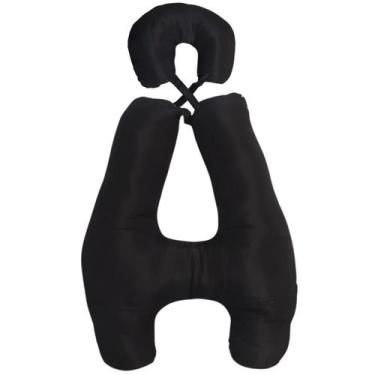 Imagem de Almofada H Descanso e Apoio de Pescoço e  Proteção do Cinto - Luma Con