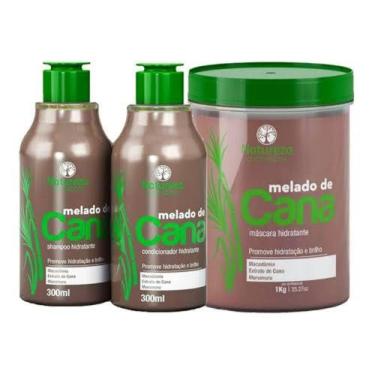 Imagem de Kit home care melado de cana 300ml + máscara melado de cana 1kg - Natu