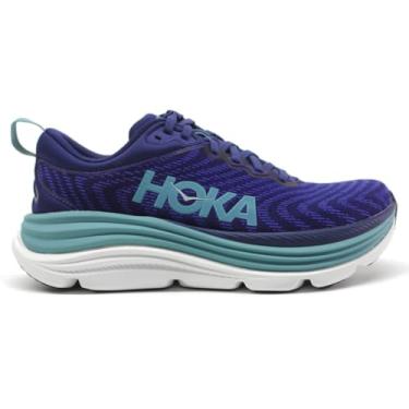 Imagem de HOKA ONE ONE Tênis feminino Gaviota 5, Bellwether Blue Evening Sky, 37