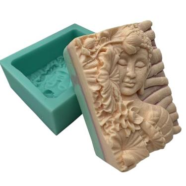 Imagem de Molde de silicone do Buda adormecido para fabricação de cera perfumada de vela de sabão, decoração de casa, difusor de gesso de aroma, molde de resina para artesanato