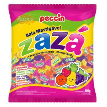 Imagem de Bala mastigável zazá peccin, 600g