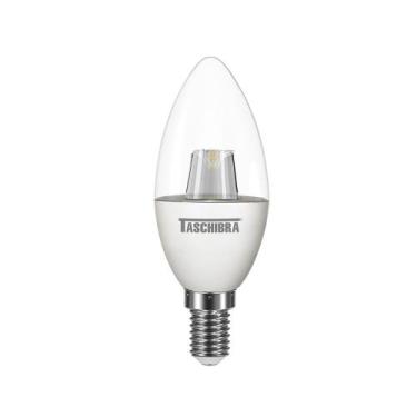 Imagem de Lâmpada LED Vela TVL 25 Clara 3W Luz Quente 2700K - TASCHIBRA