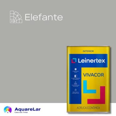 Imagem de Vivacor Acrílica Leinertex Fosco 18L, ELEFANTE