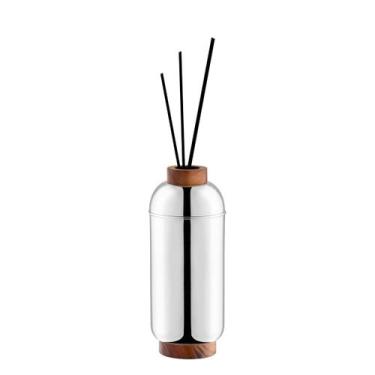 Imagem de Porta Difusor Volupté Prata com Madeira - St James