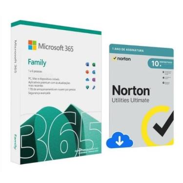 Imagem de Microsoft 365 Family 1 licença 12 meses 6 usuários 1TB One drive + Nor
