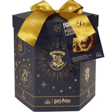 Imagem de Panetone Harry Potter Chocolate Doce Leite 500g Trufado Recheado Premi