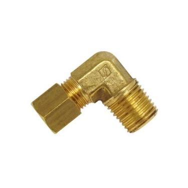 Imagem de Conector Cotovelo Macho 1/4x1/4ntp C/tubo - Mpr.00136 - Cristofoli