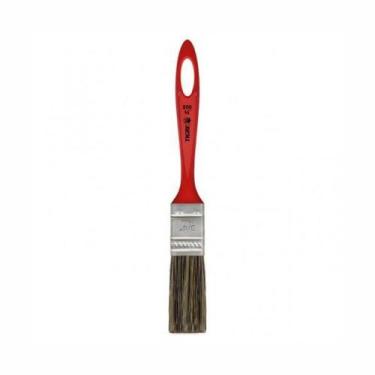 Imagem de Trincha Pincel Vermelha 3/4 para Paredes Tinta Acrílica e Látex Tigre