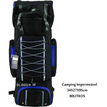 Imagem de Mochila Camping Cargueira 80 Litros DL0002 - PLAT1