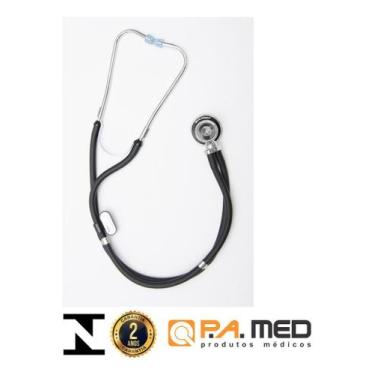 Imagem de Estetoscópio Duplo Rappaport P.a.Med  Garantia De 2 Anos - Pa. Med,  P