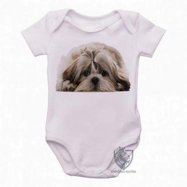 Imagem de body nenê criança roupa bebê Shih-tzu - Empório Dutra, M   ( 2-4 Meses