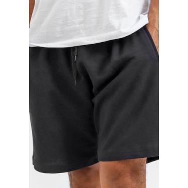 Imagem de Bermuda Masculina Moletinho  - RV3 CONFECÇÃO, Preto, P