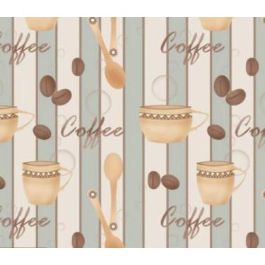 Imagem de Papel de Parede Cozinha Café Vinílico Lavável  CAS121 3METROSX57CM - I