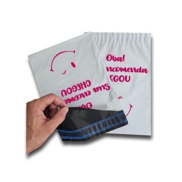 Imagem de 100 un Envelopes de Segurança 19x25 Personalizado Escrito Oba - Para E