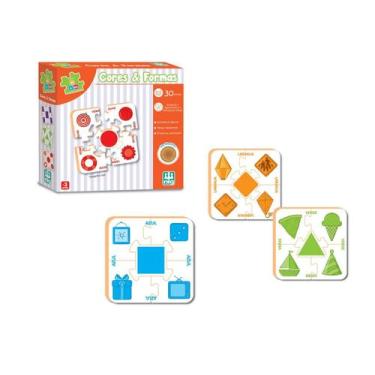 Imagem de Jogo Educativo Pedagógico Encaixe Cores E Formas 0416 - Nig Brinquedos