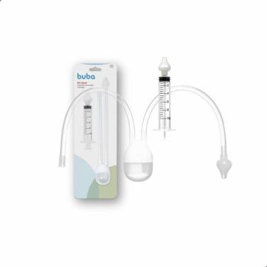 Imagem de Kit Aspirador Nasal Para Bebê De Sucção Seringa Lavador Buba