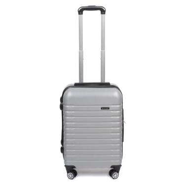 Imagem de Mala De Viagem Bordo Unisex Rodinhas 360º Abs Resistente - PGB, Cinza