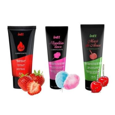 Imagem de Kit 3 Lubrificantes Intt 50ml 3 Sabores