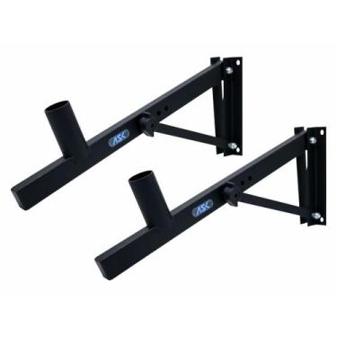 Imagem de Par Suporte De Parede Para Caixa Acústica - Ch-10 - Ask 45kg Cor Preto