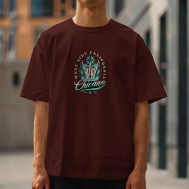 Imagem de Camiseta Masculina Casual Polo Blu em Algodão Chicano do P ao G1, Bord