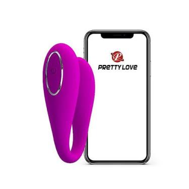 Imagem de Vibrador Para Casal August Pretty Love Controle Por Aplicativo Formato