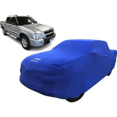 Imagem de Capa Tecido Camionete Chevrolet S10 Cab. Dupla 2006 À 2009 - Mz, Azul