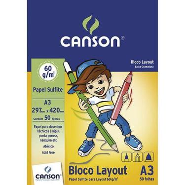 Imagem de Bloco de Papel lay-out A3 Canson 60g - CANSON DO BRASIL