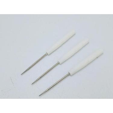 Imagem de Furador Manual 14,3 CM Cabo Plástico Branco FR-3 - Sun Special