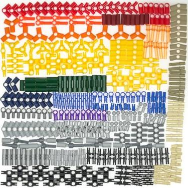 Imagem de BrickBounty 370 Pcs Technical-Part Compatible with Technic Building Block Set, Axles and Pins Connector, MOC Replacement Kit for Technical Building Blocks