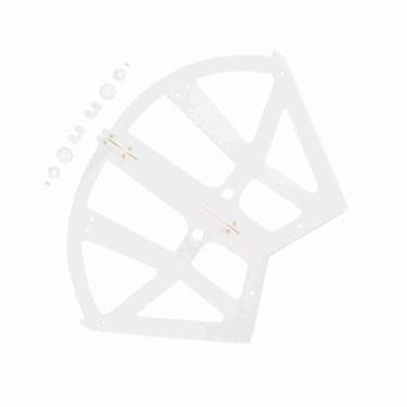 Imagem de Dobradiças de Plástico para Prateleira de Armário de Sapatos, Design Elegante para Quarto e Sala de Estar (Branco)