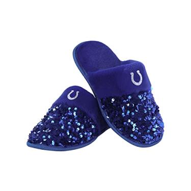 Imagem de FOCO Chinelo Indianapolis Colts com lantejoulas - Feminino Médio