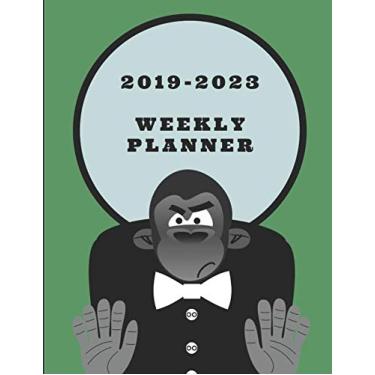 Imagem de 2019-2023 Weekly Planner: Gorilla Themed Five Year Diary
