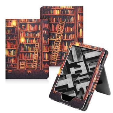 Imagem de GUKSRASO Capa com Suporte para Kindle Oasis 9ª/10ª 2017/2019 - Capa de pu DuráVel com Auto Sleep Wake, Slot para CartãO, Recurso de AlçA de MãO