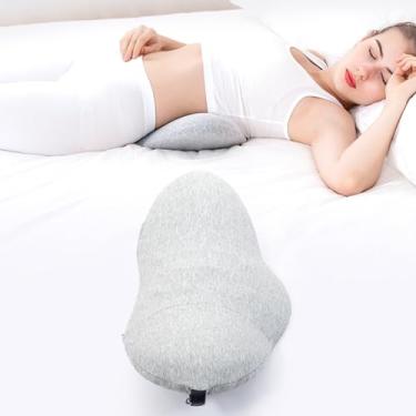 Imagem de Travesseiro de Espuma Viscoelástica para Parte Inferior das Costas Suporte Ergonômico para Assento de Carro Cadeira de Escritório Cama Projetada Com Tecido 4D para