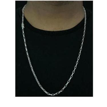 Imagem de Corrente Cartier Boleada 3Mm Prata 925 Composto De Metais - A.R Varied